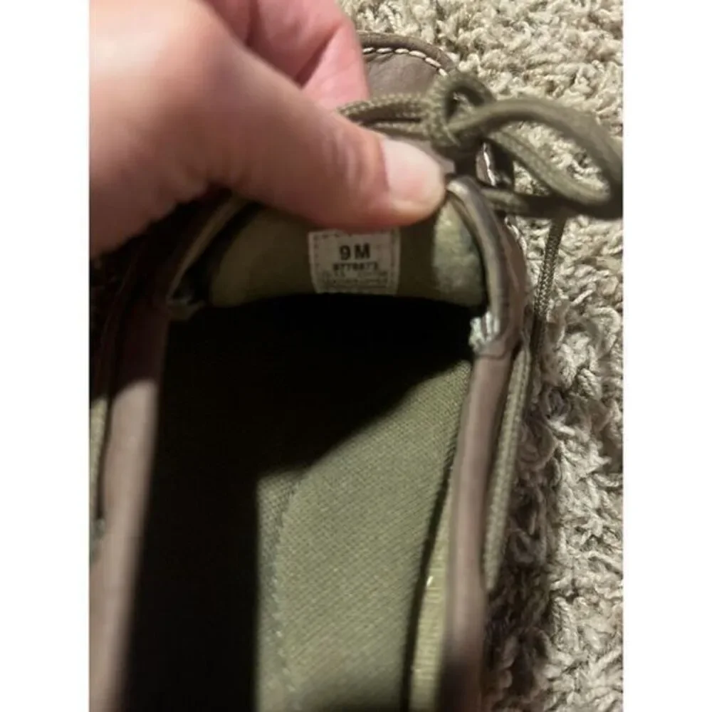 Sperry Top Sider Boat Shoes‎ Womens 9 M Camouflage Tan Leather 2-Eye 9777814